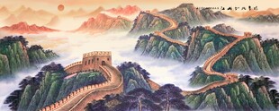 长城国画长城装饰画
