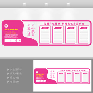 妇科医院文化墙