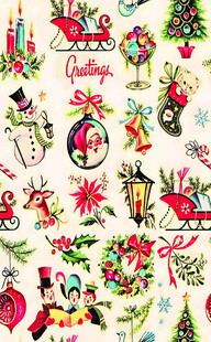 圣诞元素图案集合