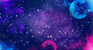 浩瀚宇宙星空图