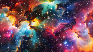 绚丽多彩的星空