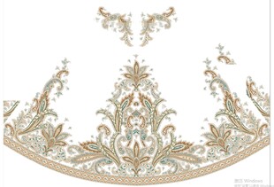 大袍子裙摆设计