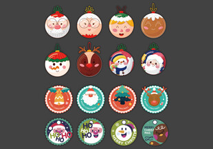 圣诞节贴纸