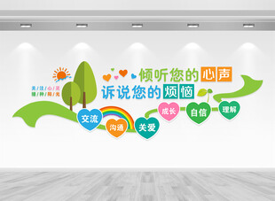 心理咨询室文化墙