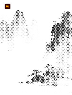 水墨山水意境图