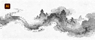 水墨山水意境图