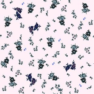 花卉图案背景清新雅致