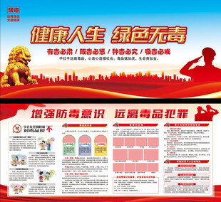 禁毒展板
