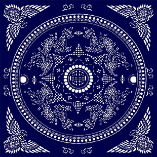 蓝印花西兰卡普