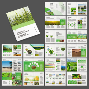 农业画册模板