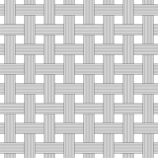 矢量竹编纹四方连续无缝图案