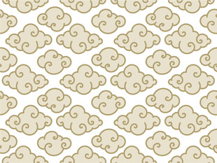 中式云纹图案背景纹理
