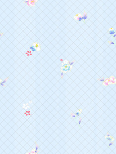 梦幻蓝底多彩小图案背景