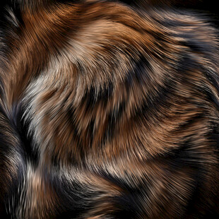 斑斓动物毛皮纹理特写