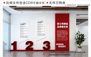 现代企业文化墙