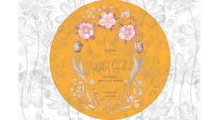 圆形花卉装饰图案设计