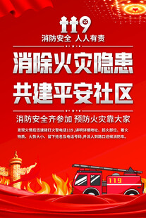 消防安全标语海报