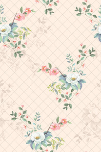 花卉图案背景纹理