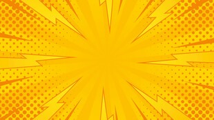 黄色放射状炫彩背景图案