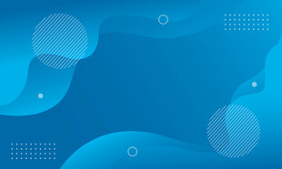 蓝色渐变抽象几何背景图