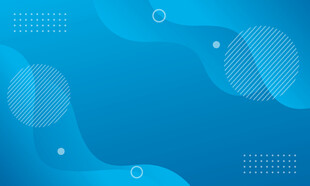 蓝色渐变抽象几何背景图