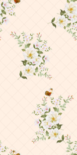 小雏菊花卉图案背景图