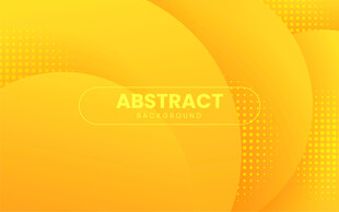 黄色抽象几何背景矢量图案