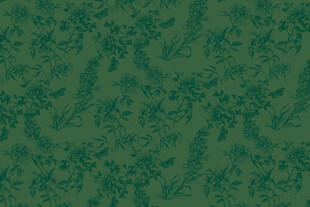 绿底花卉纹理