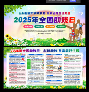 2025年全国助残日宣传海报