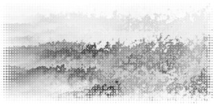 水墨抽象点阵图