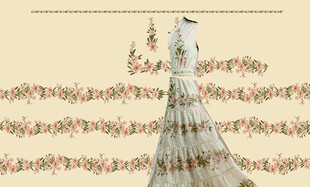 华丽长裙设计图