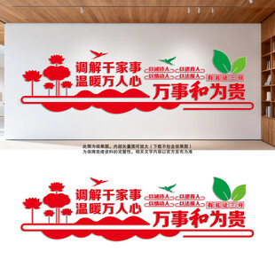 人民调解宣传墙