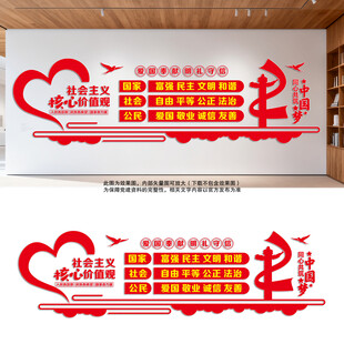 社会主义核心价值观文化墙