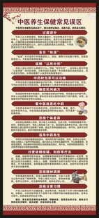 中医养生知识展架
