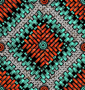 多彩几何图案纹理