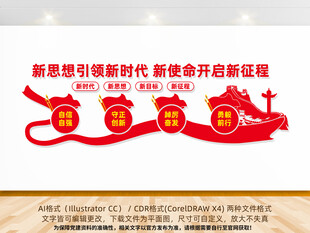 红色党建背景展板文化墙