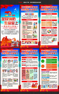 2025年全国消防日展架