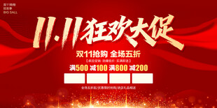 双11狂欢大促