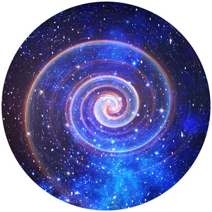 圆形星空背景吊顶