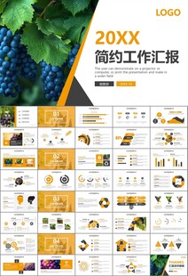 葡萄庄园新疆葡萄葡萄酒PPT