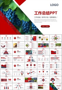 葡萄庄园新疆葡萄葡萄酒PPT