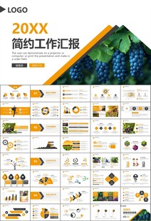 葡萄庄园新疆葡萄葡萄酒PPT