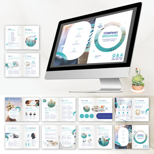 招商画册indd模板