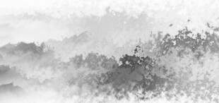 抽象水墨山水意境图