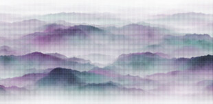 水墨风山峦背景图