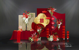 红色婚礼 红色主题婚礼 红色系
