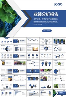 葡萄庄园新疆葡萄葡萄酒PPT