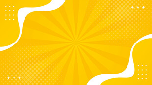 黄色放射波纹背景图