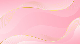 粉色渐变波浪背景图