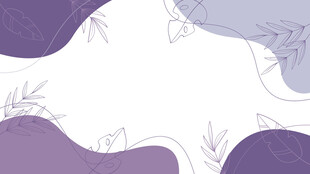 紫色渐变抽象植物背景图